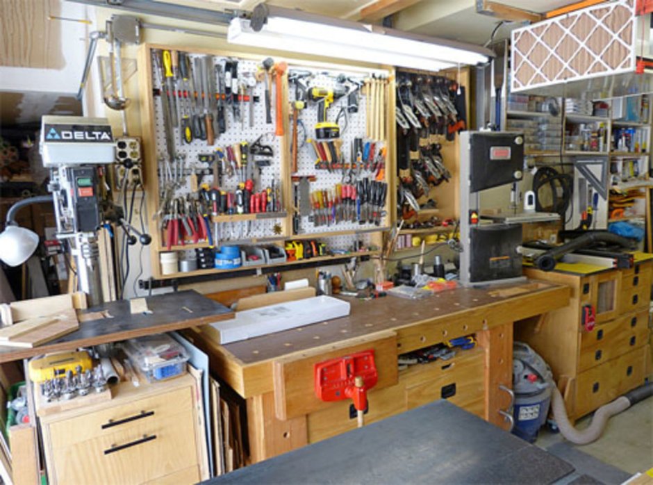 Оборудование домашней мастерской
