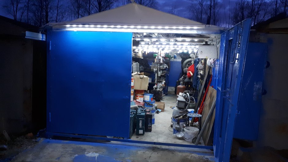 Переделка металлического гаража