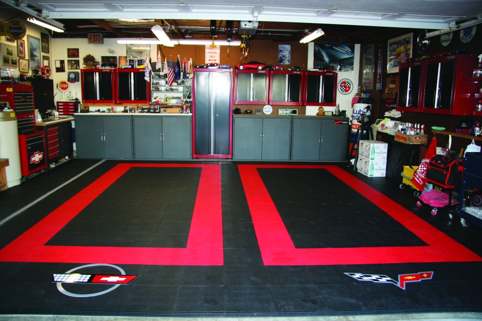 Разрисовать гараж внутри