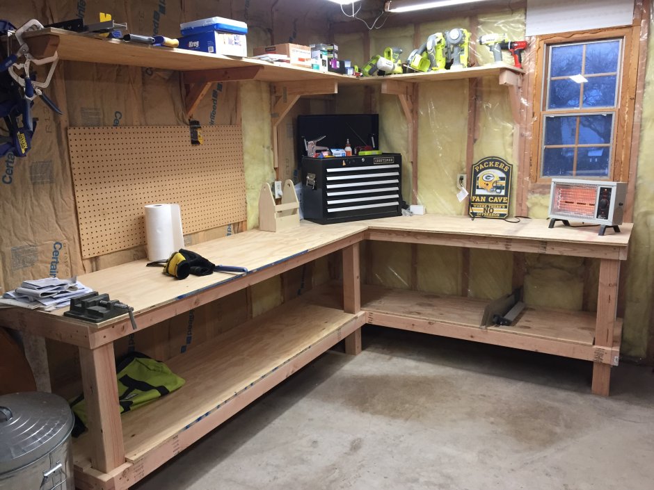 Верстаки и стеллажи для гаража