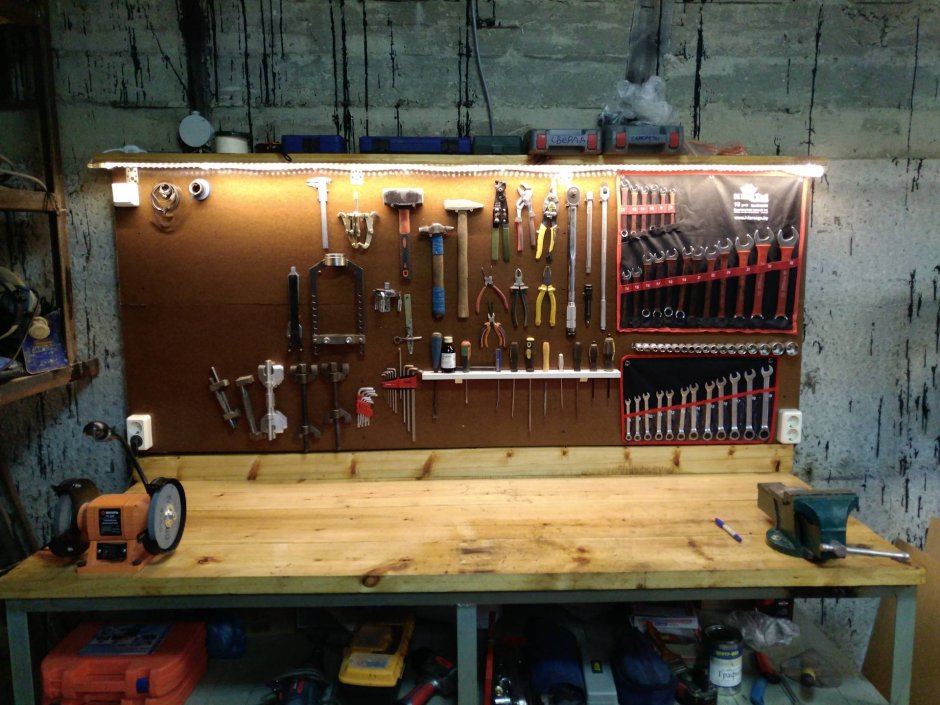 Столярный верстак в гараж 500мм