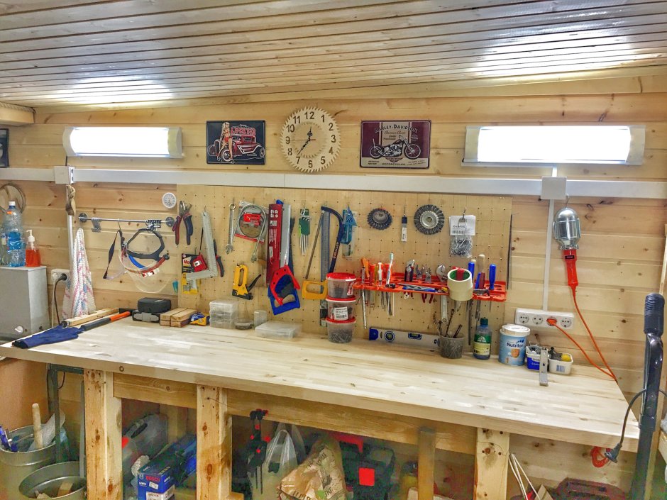 Верстак на балконе