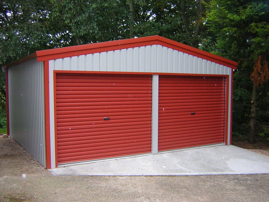 Гараж из пеноблоков