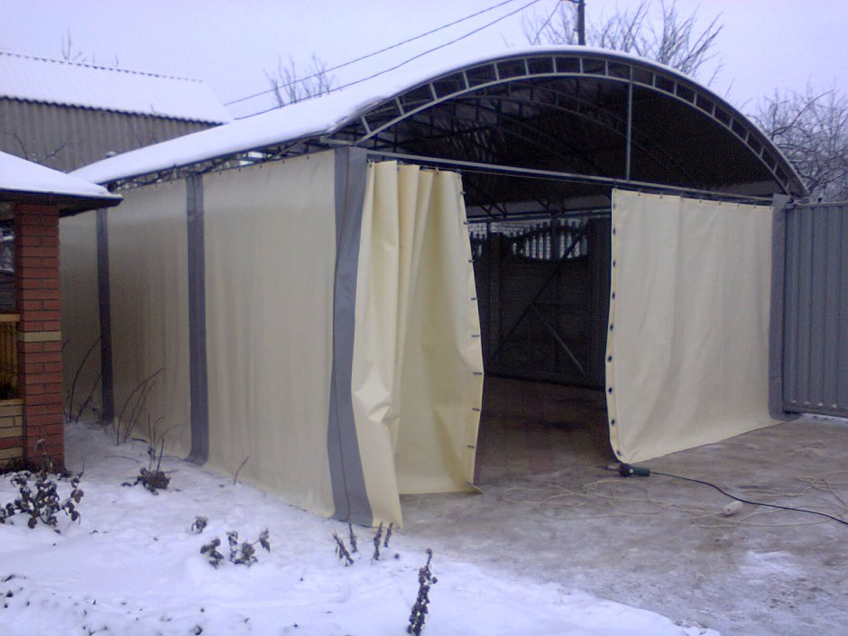 Утепленный навес
