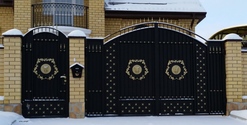Аркана ворота Дагестанский стиль