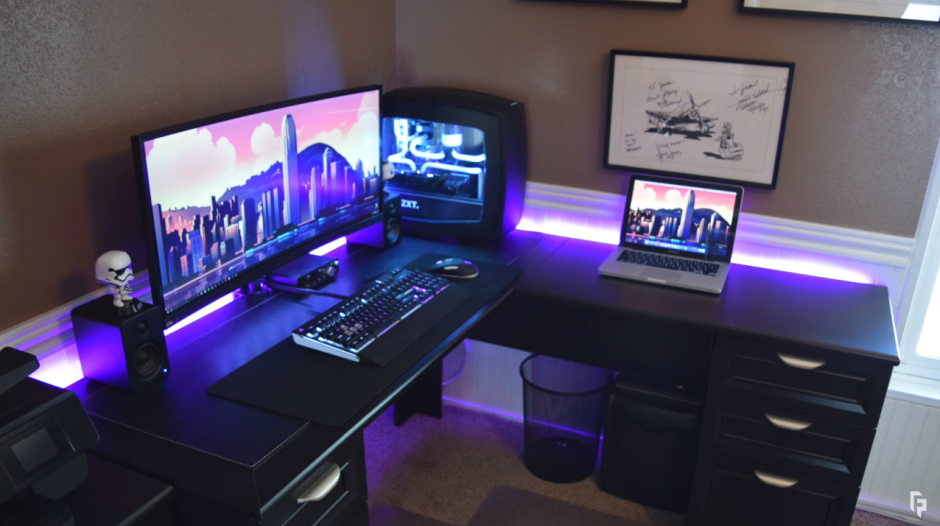 Геймерские комнаты с подсветкой