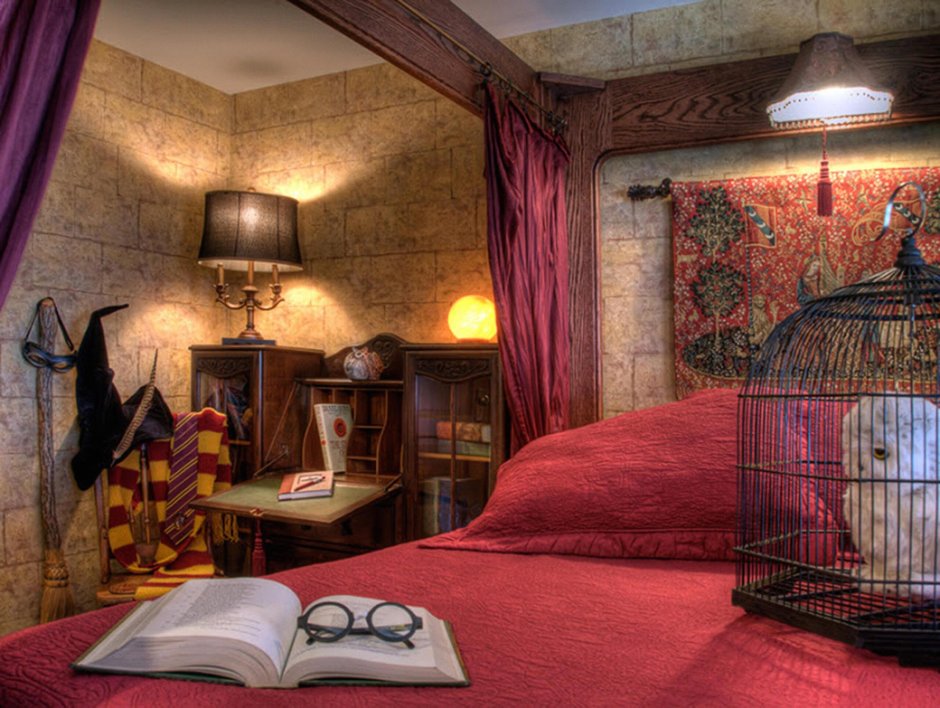 Гарри Поттер спальня Гриффиндора