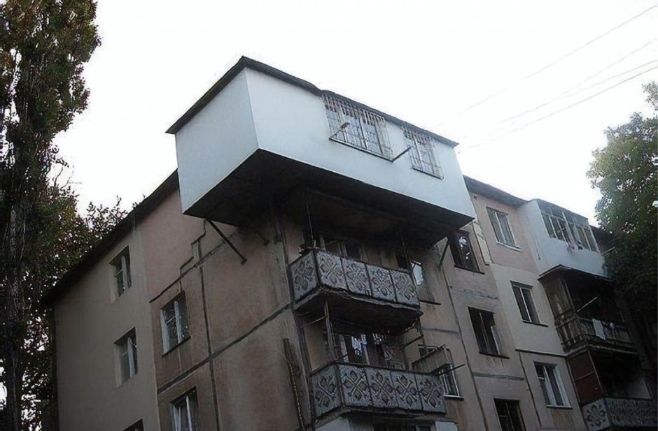 Пристройка балкона