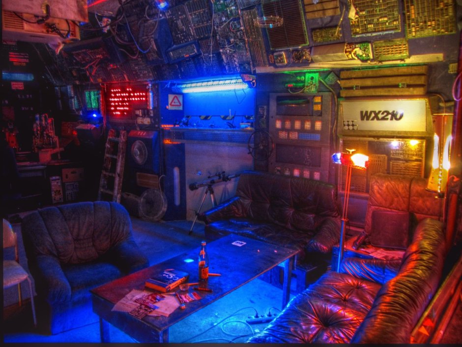 Cyberpunk комната