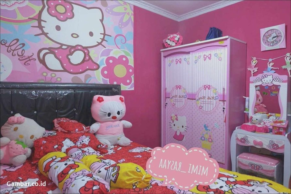 Розовая комната Хеллоу Китти