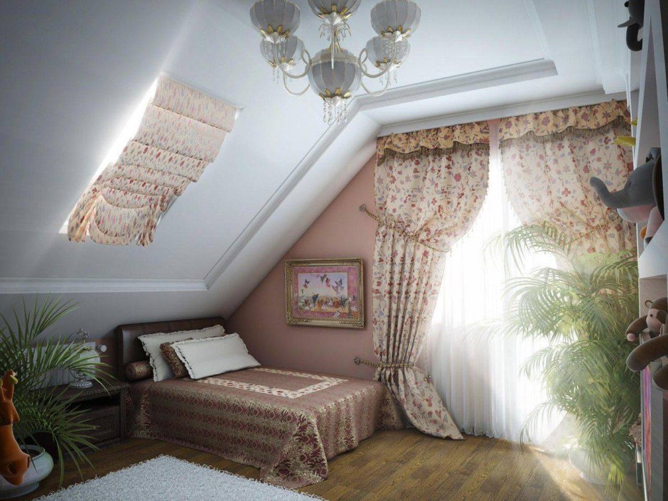 Мебель для мансарды со скошенным потолком