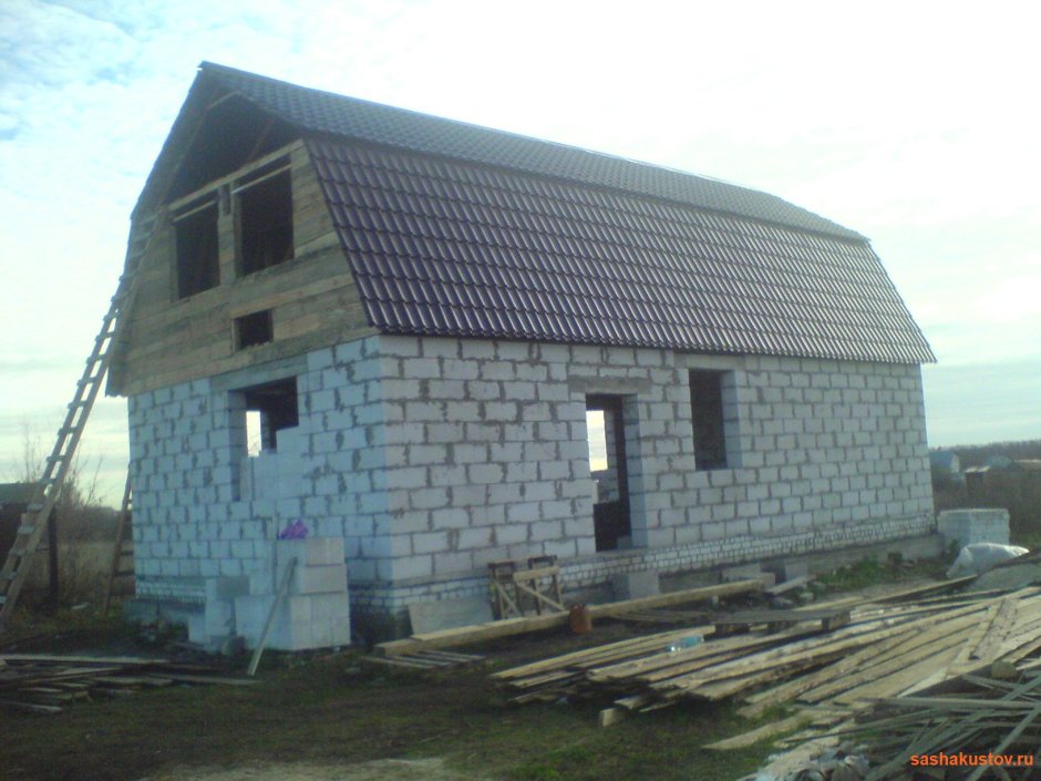 Дом из керамзитобетонных блоков проекты