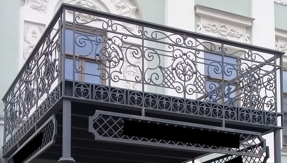 Элитные кованые перила балконы