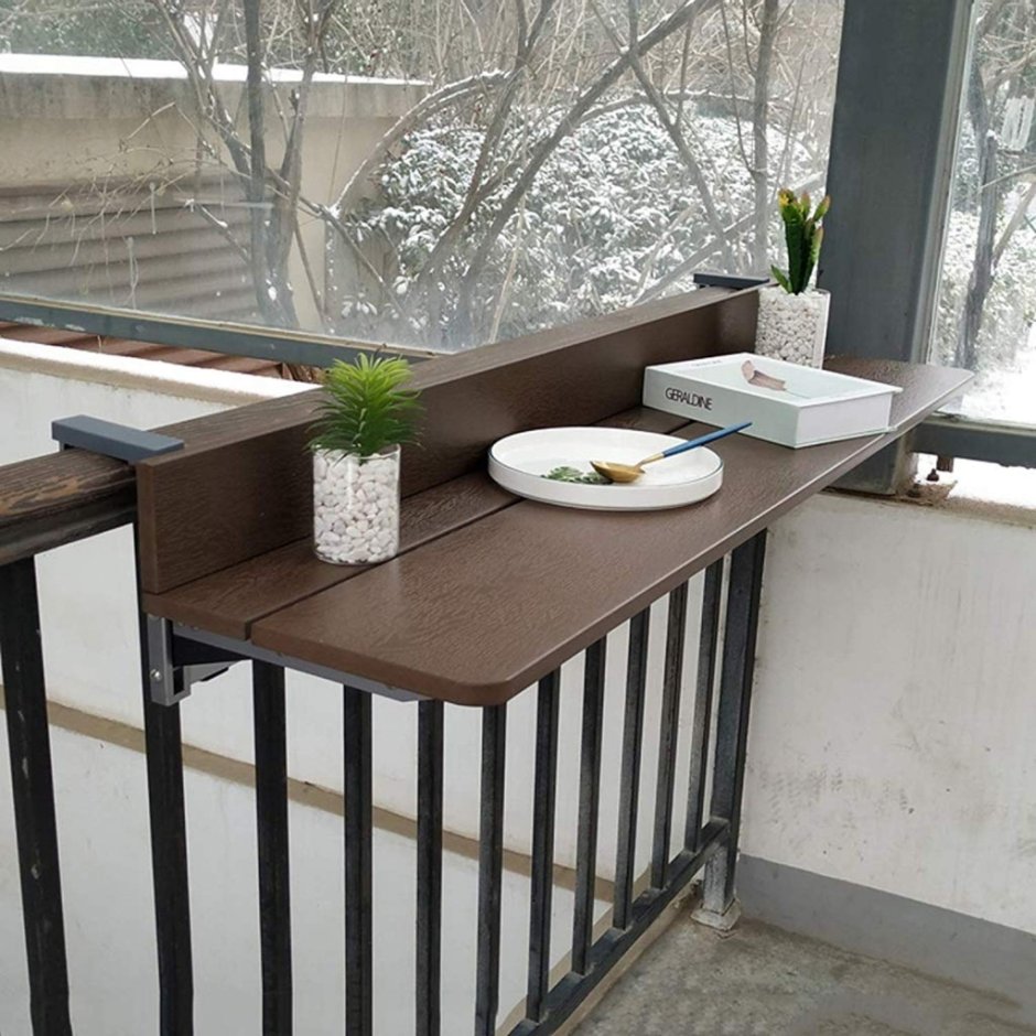 Навесной столик на балкон
