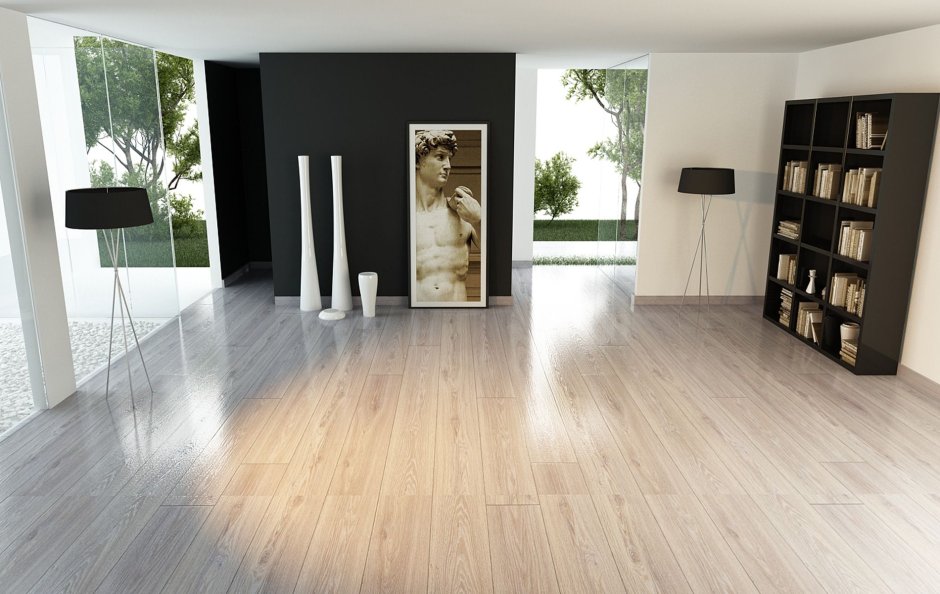 Ламинат в зал