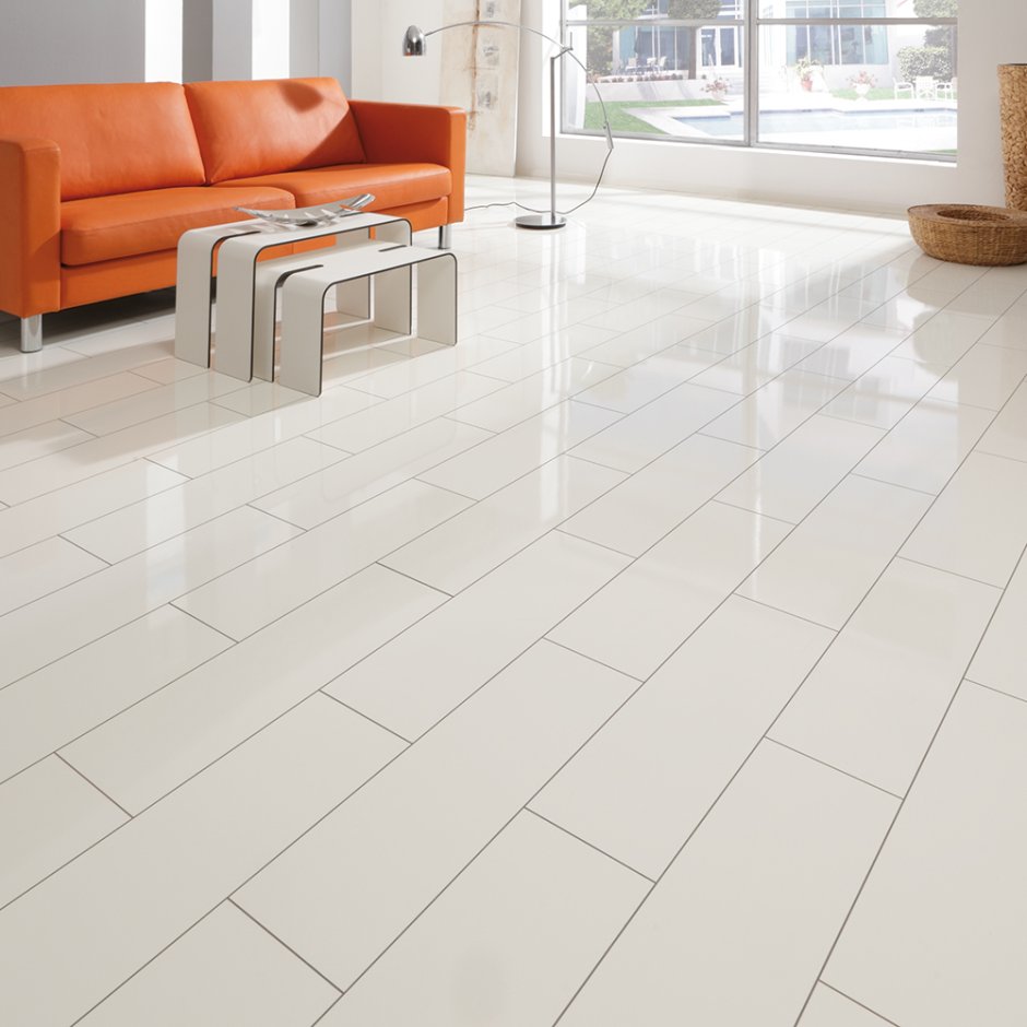 Ламинат Falquon Blue line Uni White (d2935)