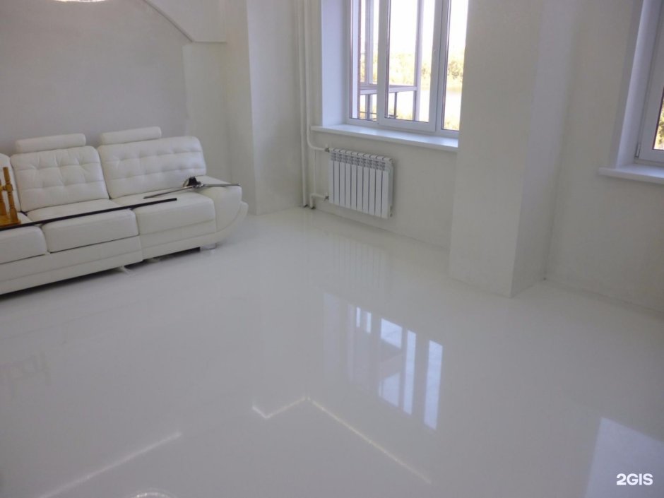 Глянцевый наливной пол