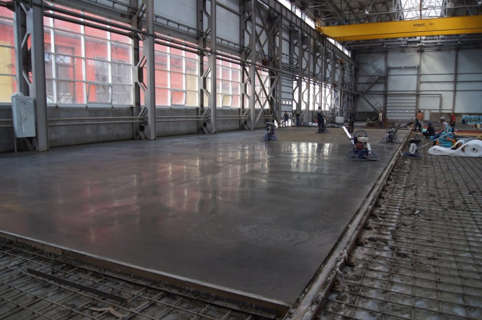 Промышленные бетонные полы