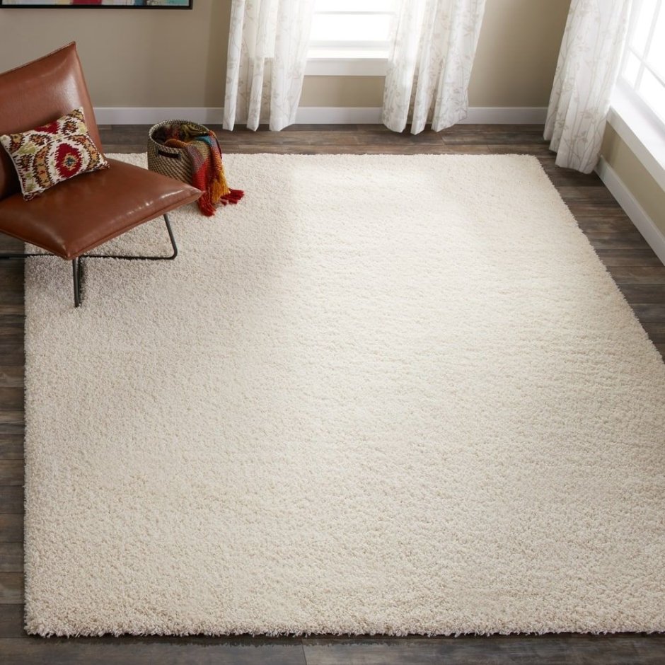 Beige Plush Carpet