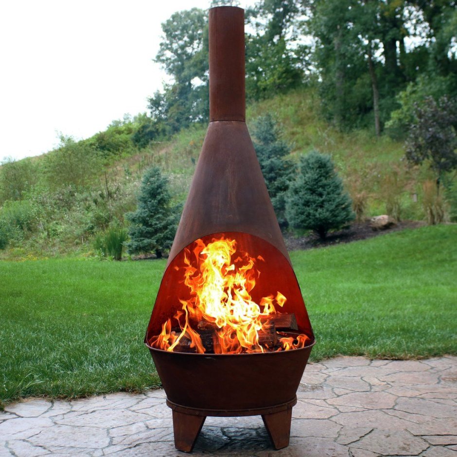 Камин уличный Fireplace 100x55x115