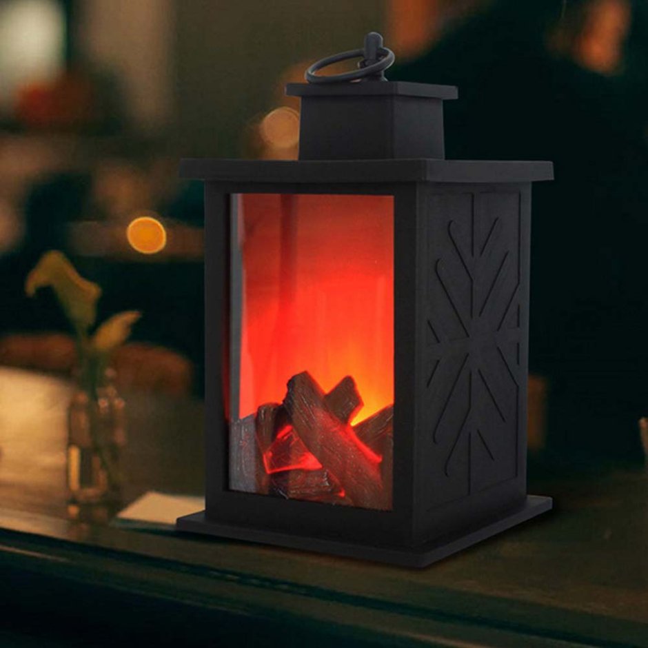 Декоративный камин led Fireplace Lantern