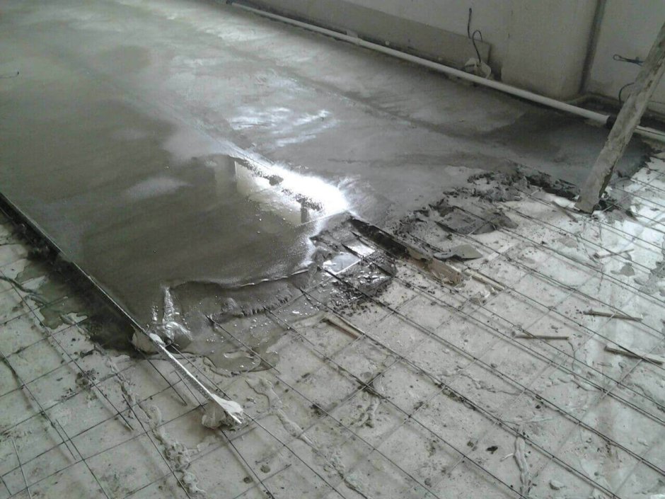 Армирование бетонного пола толщиной 200мм