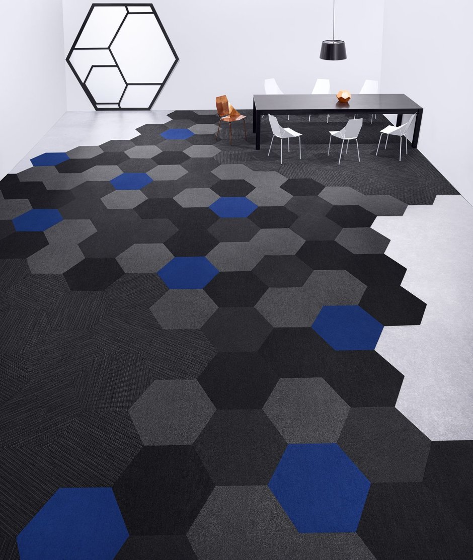 Ковровая плитка Hexagon