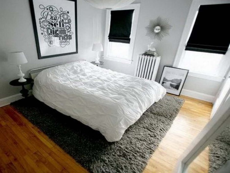 Прикроватные коврики для спальни в интерьере