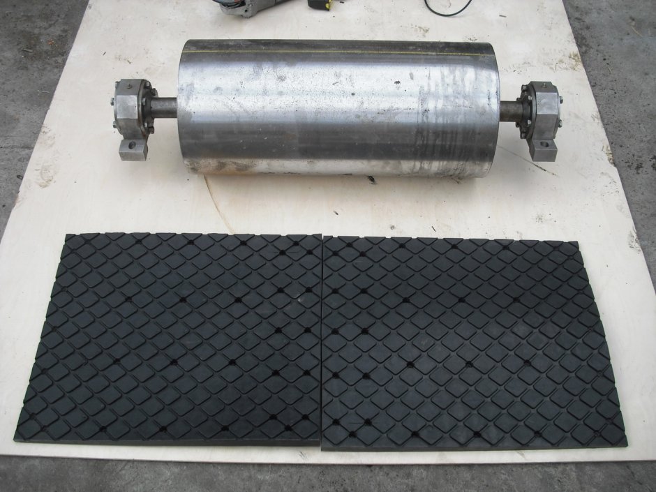 Резино-магнитная футеровка вертикальная мельница втм3000