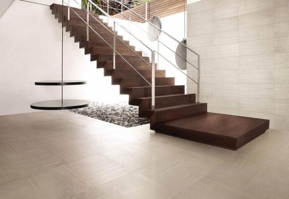 Лестница керамогранит