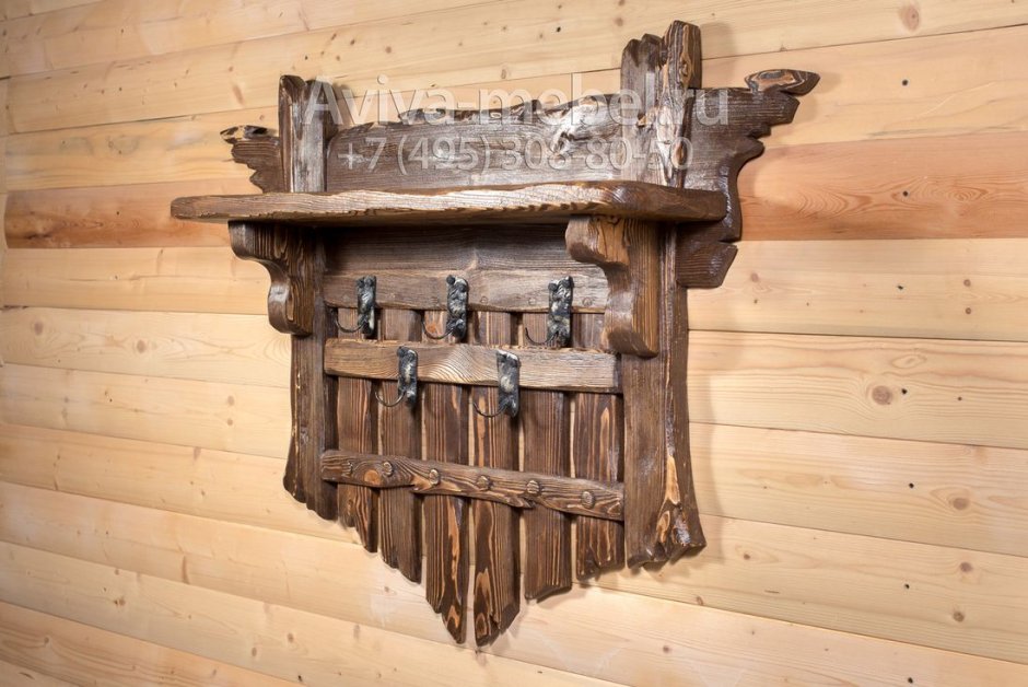 Дизайнерский деревянный шкаф