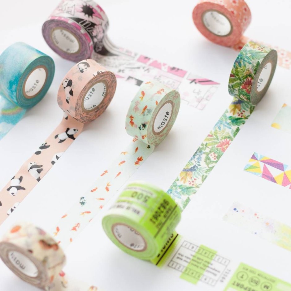 Часы и Washi Tape