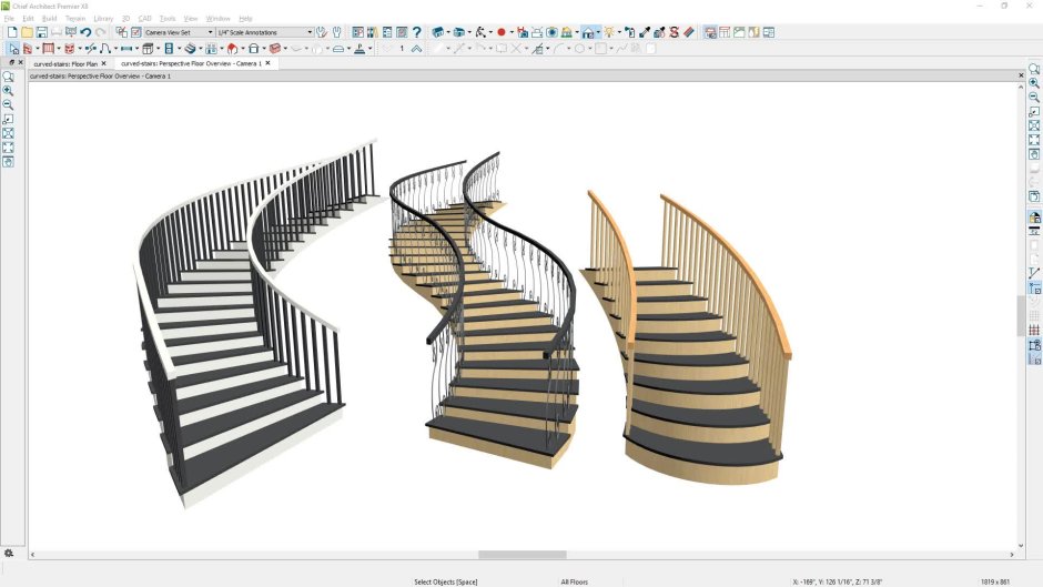 Spiral Staircase Floorplan