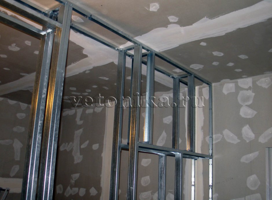 Перегородка ГКЛ 50 мм