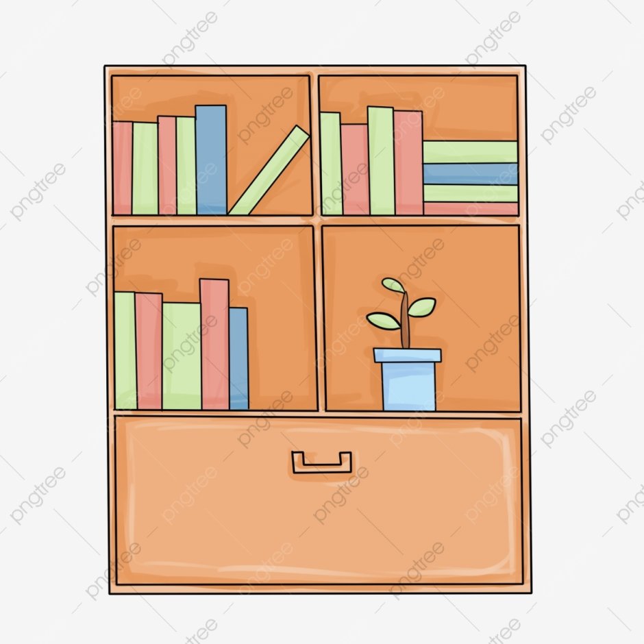 Книжный шкаф мульт