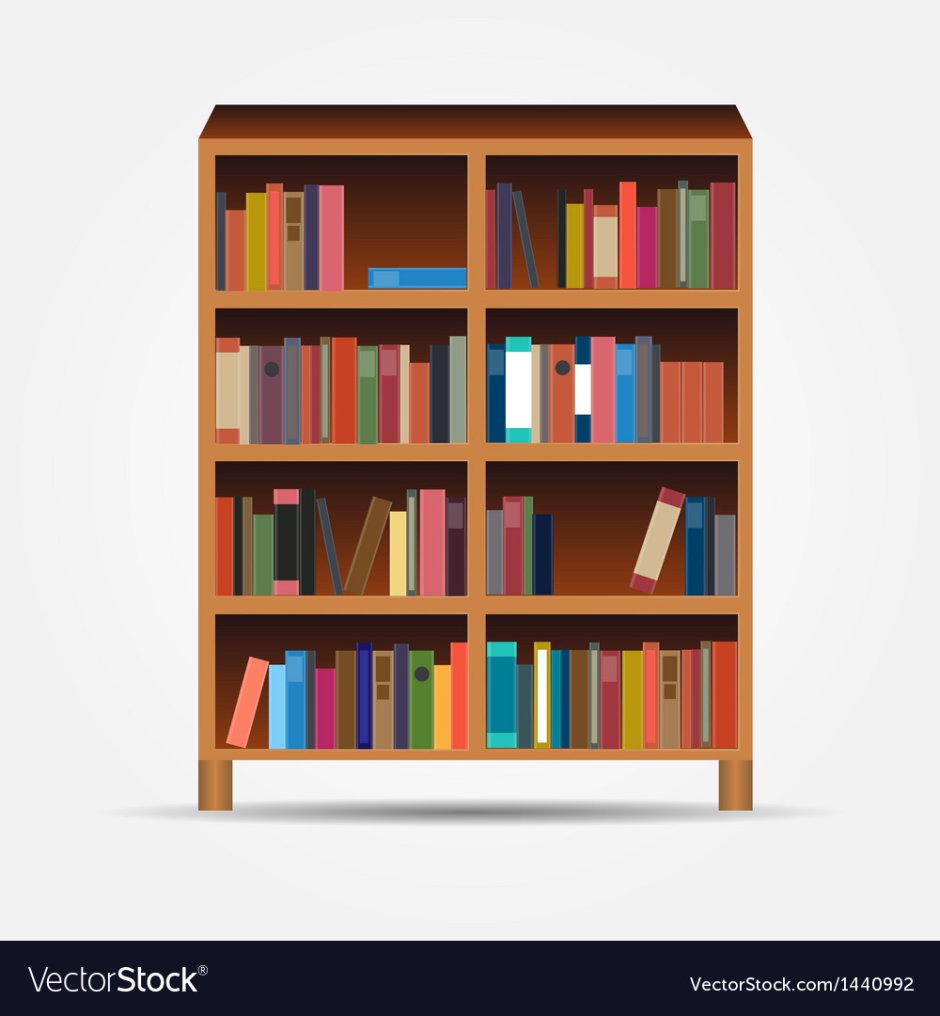 Пиктограмма книжный шкаф