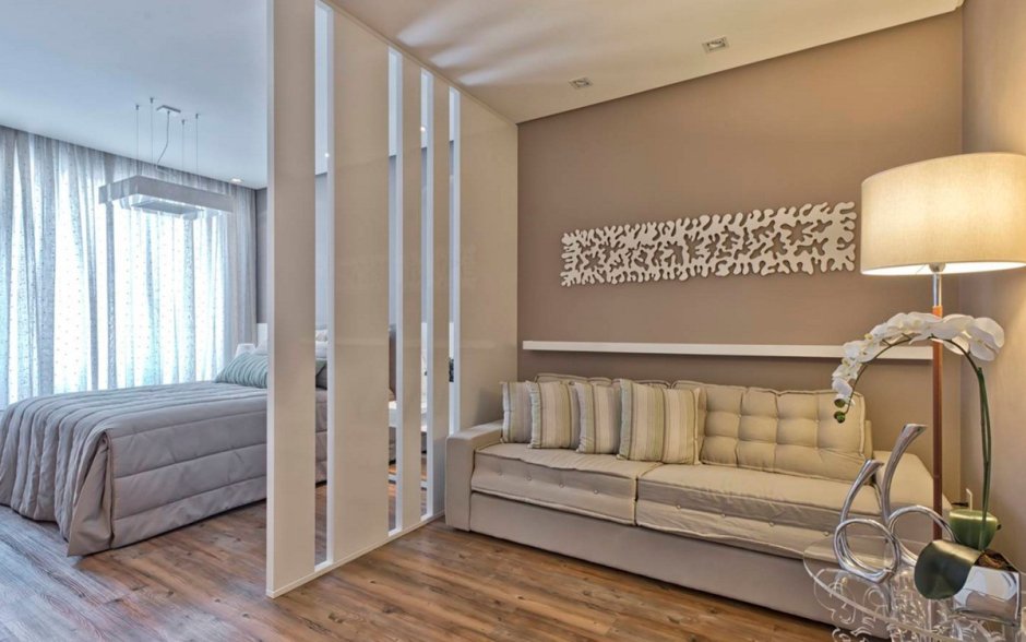 Декоративная перегородка из гипсокартона