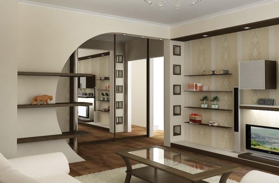 Перегородка для зонирования комнаты