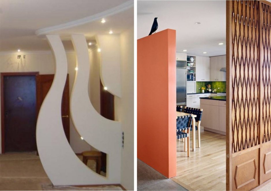 Перегородка для зонирования комнаты