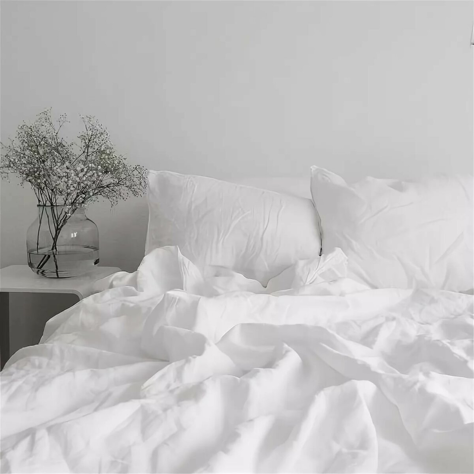 Белое постельное белье Эстетика Пинтерест