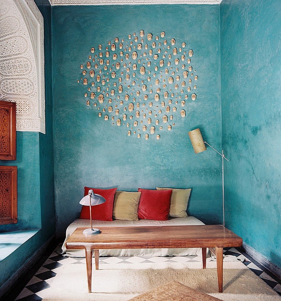 Декоративная штукатурка акцентная стена