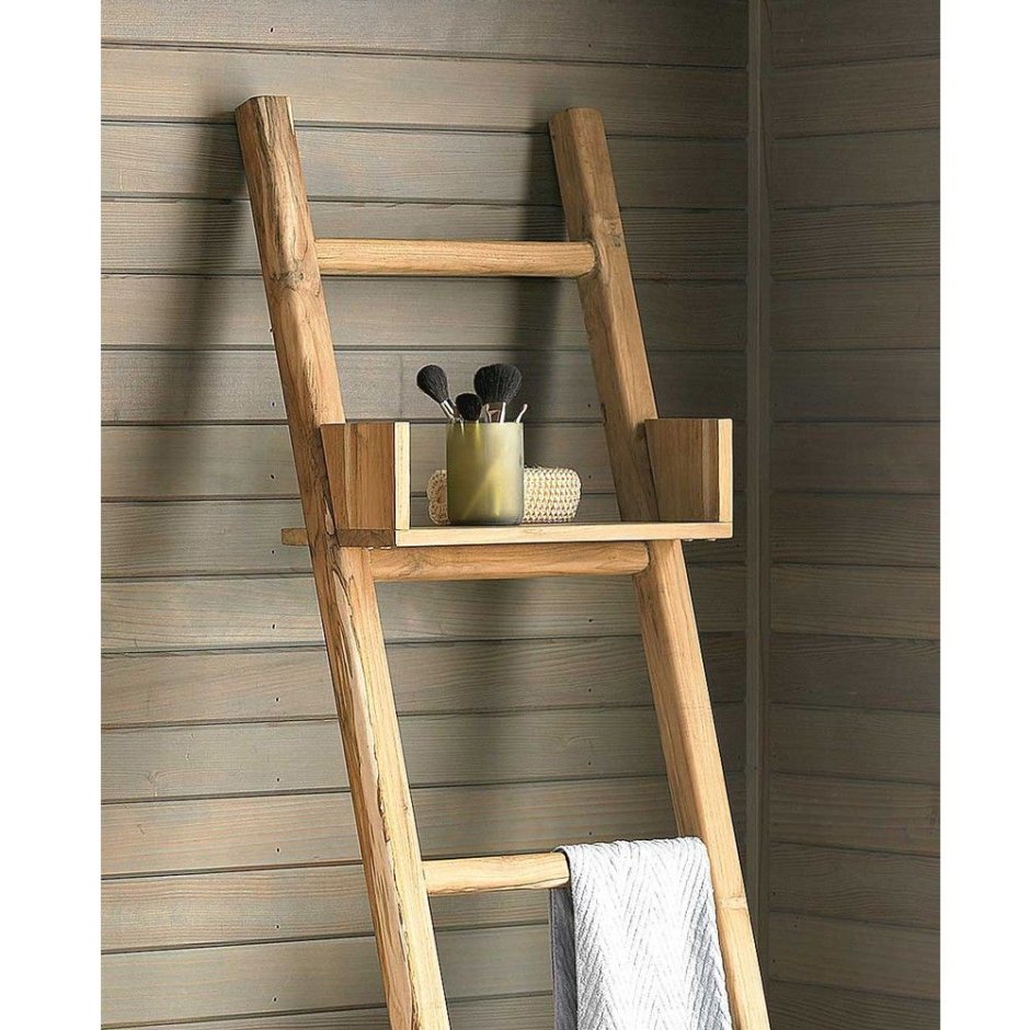 Этажерка лестница для ванной