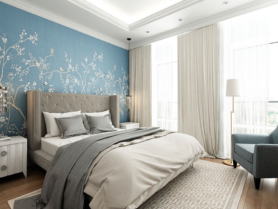 Голубой фон для презентации