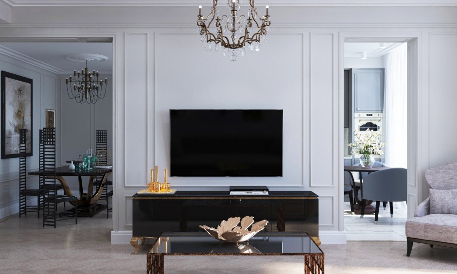 Молдинги в современном интерьере