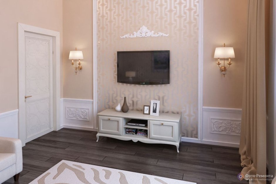 Молдинг под телевизор