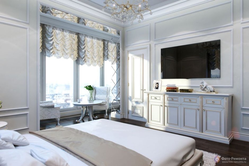 Телевизор в классическом интерьере