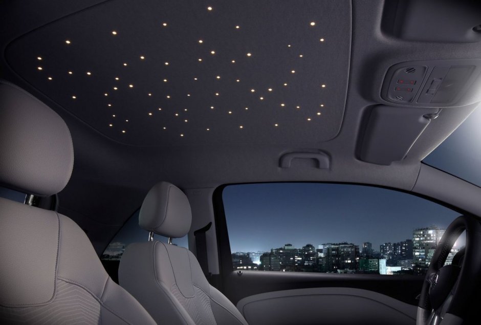 Звёздное небо потолок Kia Optima