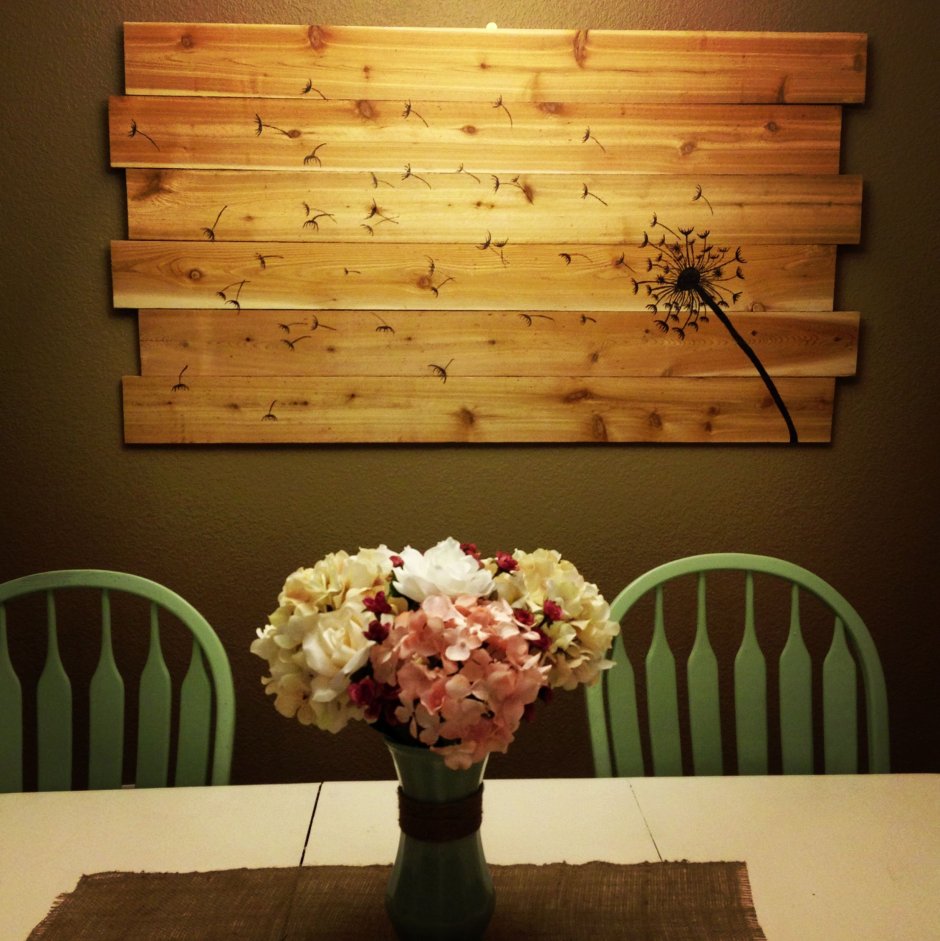 Необычный декор стен