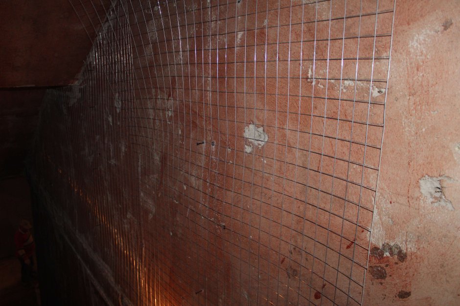 Крепление штукатурной сетки