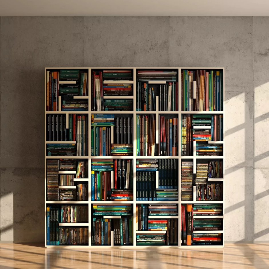 Книжный шкаф дизайнерский